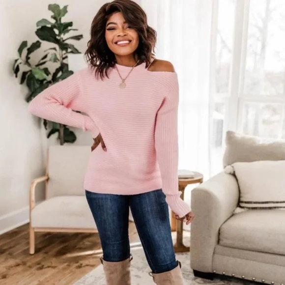 Pink Lily | Midnight Walk Sweater - Picture 1 of 9